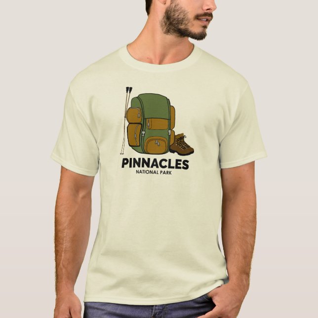 Pinnacles National Park Backpack T-Shirt (Front)