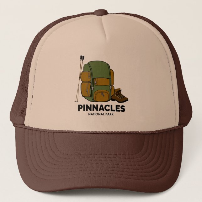 Pinnacles National Park Backpack Trucker Hat (Front)
