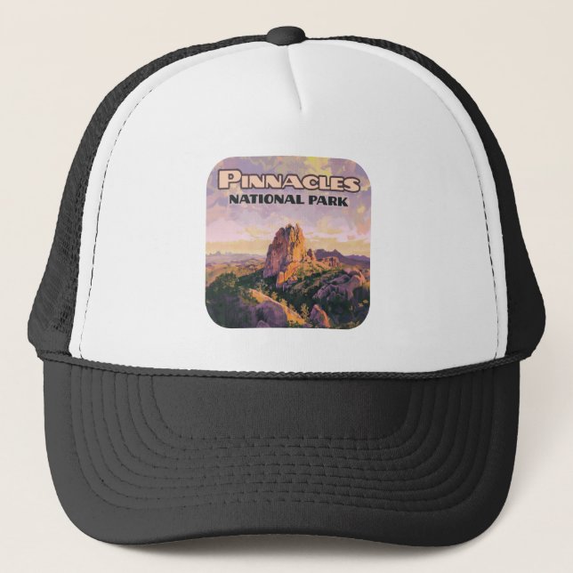 Pinnacles National Park Buttes California  Trucker Hat (Front)