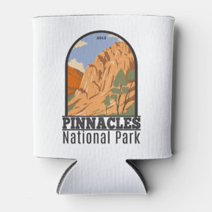 Pinnacles National Park California Vintage Can Cooler