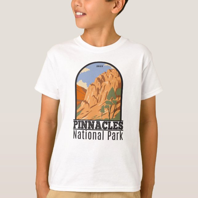 Pinnacles National Park California Vintage T-Shirt (Front)