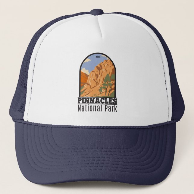 Pinnacles National Park California Vintage Trucker Hat (Front)