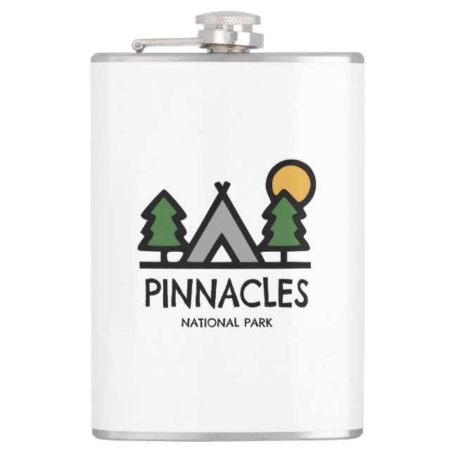 Pinnacles National Park Hip Flask (Front)