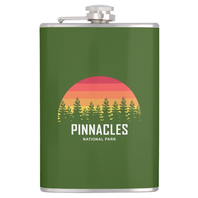 Pinnacles National Park Hip Flask (Front)
