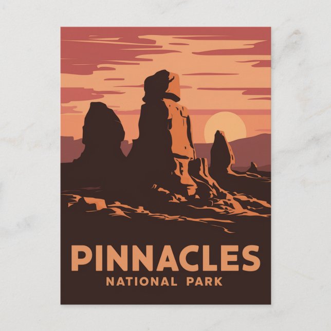 Pinnacles National Park Holiday Postcard (Front)