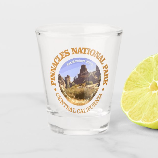 Pinnacles National Park (NP2) Shot Glass (Front)
