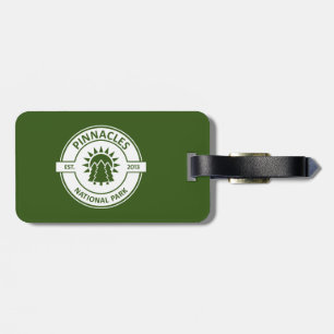Pinnacles National Park Sun Trees Luggage Tag
