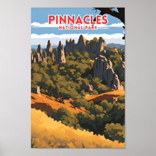 Pinnacles National Park Traveller Poster