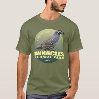 Pinnacles NP (California Quail) WT T-Shirt
