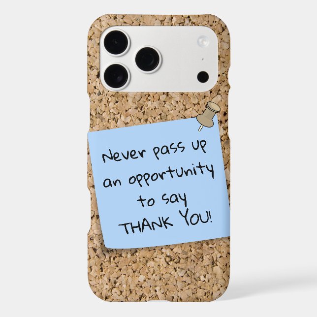 Pinned Blue Note Template Message Cork Board (Back)