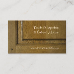Pinned mortise and tenon joint business card