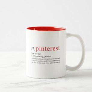 Pinning Definition Two-Tone Coffee Mug