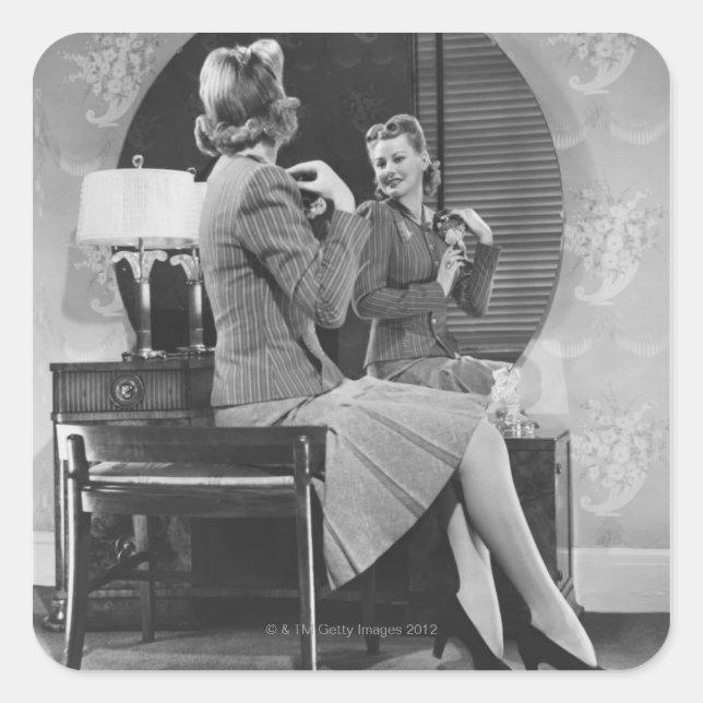 Pinning Square Sticker (Front)