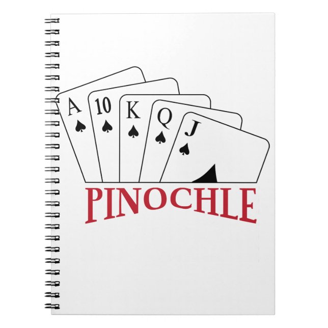 Pinochle Cards Notebook (Front)