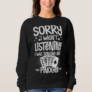 Pinochle Game Rules Cards Double Deck Points Sweatshirt