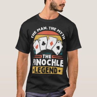 Pinochle Legend - Card Game Funny Pinochle T-Shirt