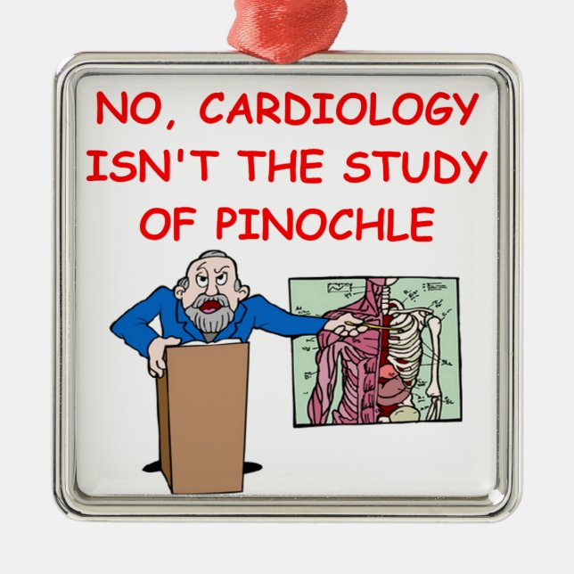 pinochle metal tree decoration (Front)