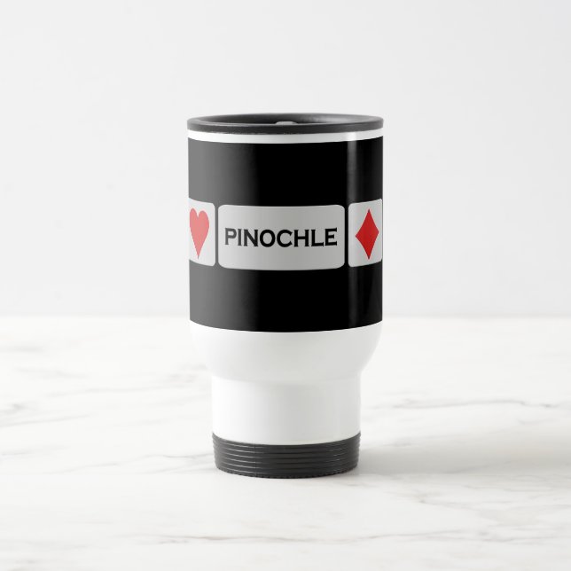 Pinochle mug - choose style & colour (Center)