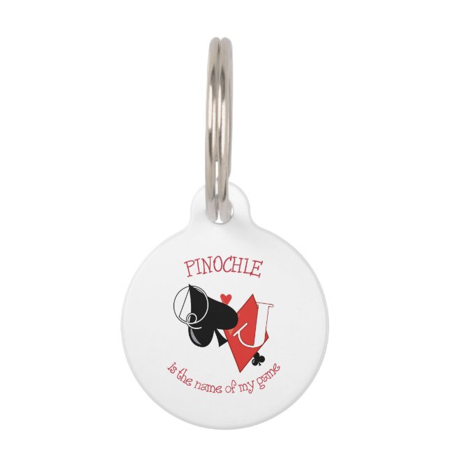 Pinochle Pet Tag (Front)