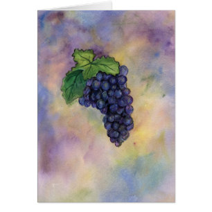 Pinot Noir Wine Grapes Card