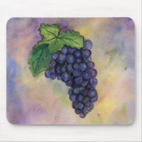 Pinot Noir Wine Grapes Mousepad