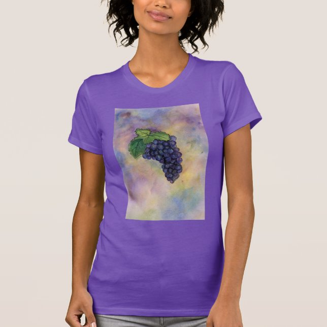 Pinot Noir Wine Grapes T-Shirt (Front)