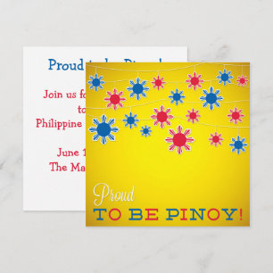 Pinoy Philippine Independence Day Invitation