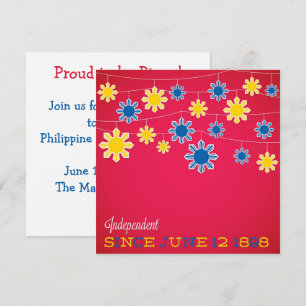 Pinoy Philippine Independence Day Invitation