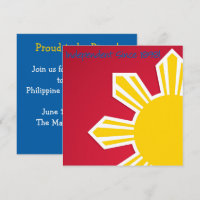 Pinoy Philippine Independence Day Invitation
