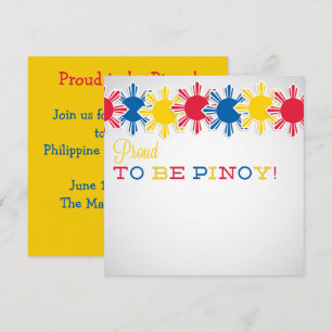 Pinoy Philippine Independence Day Invitation