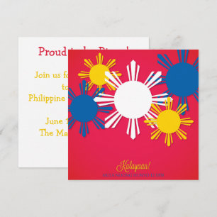 Pinoy Philippine Independence Day Invitation