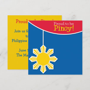 Pinoy Philippine Independence Invitation