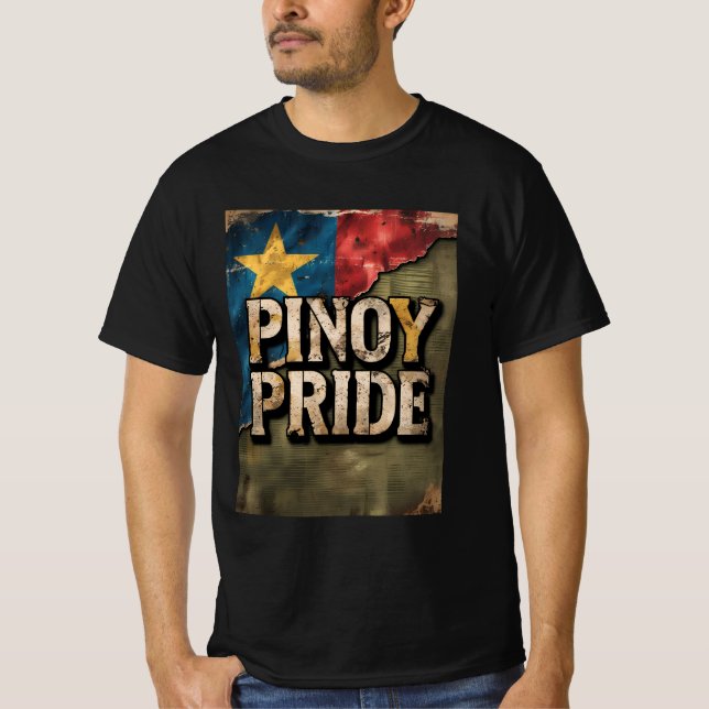 Pinoy Pride Philippines Vintage T-Shirt (Front)