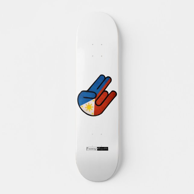 Pinoy Shocker "JDM style" Badge Skateboard (Front)