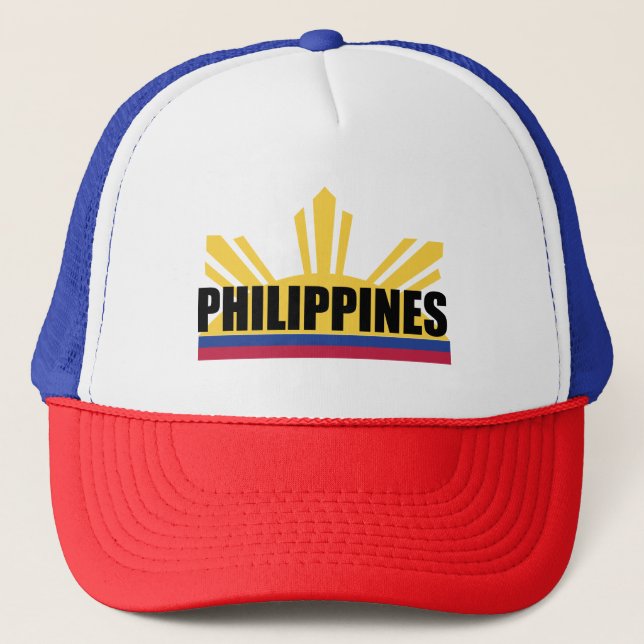 PinoyDesigns "Philippines" Trucker Hat (Front)