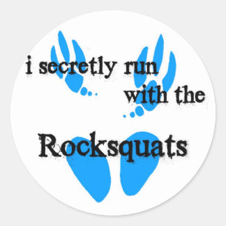 PinRocksquats Classic Round Sticker