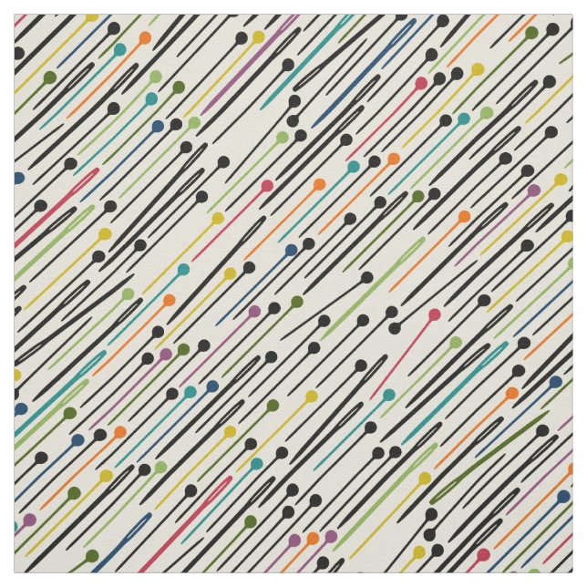 pins and needles multi fabric (Swatch)