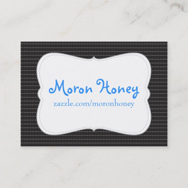 Pinstripe Business Card (Front)