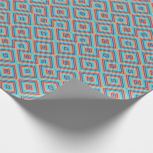 Pinstripe Nautical 1 Design Wrapping Paper