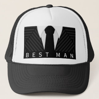 Pinstripe Suit Bachelor Party Best Man Hat or Cap
