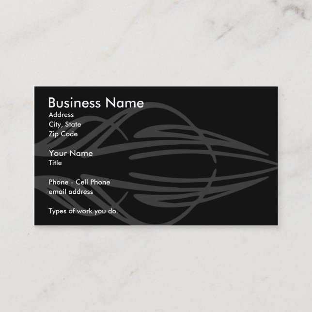 Pinstriper Business Card (Front)