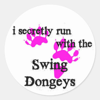PinSwingDongeys Classic Round Sticker