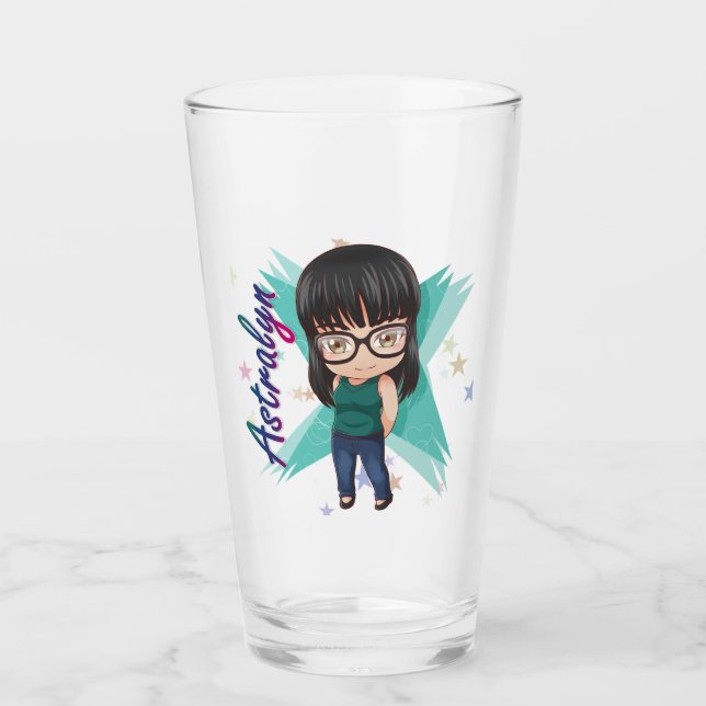 Pint Glass - Astralyn Chibi (Front)
