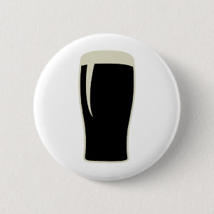 Pint o' Stout 6 Cm Round Badge