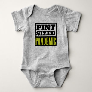 Pint-Sized Pandemic Unisex Hipster Baby One-Piece Bodysuit