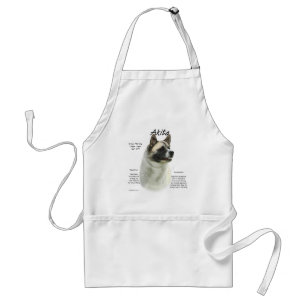 Pinto Akita History  Standard Apron