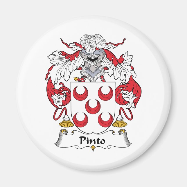 Pinto Family Crest Magnet (Front)