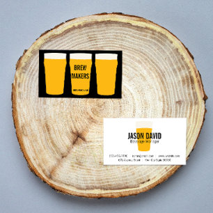 Pints of Beer 2 Traditional Business Card