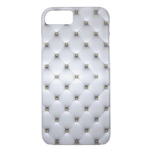 Pintuck look white gold elegant Case-Mate iPhone case