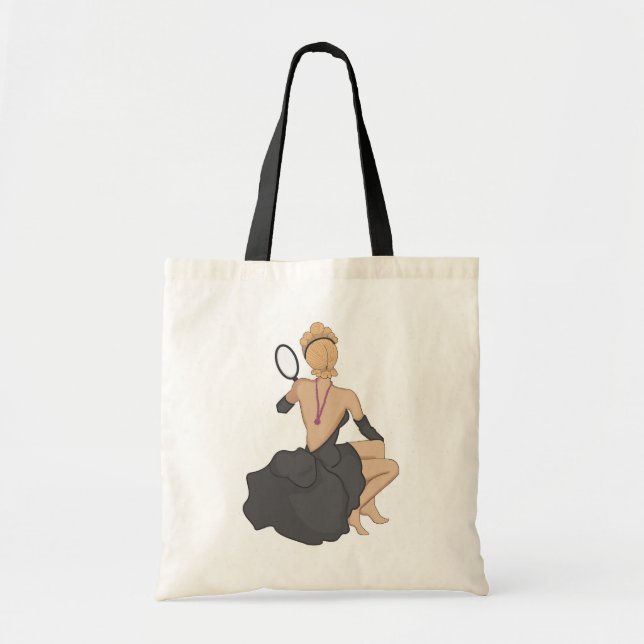 pinup girl tote bag (Front)